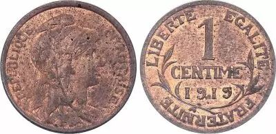 France 1 Centime Dupuis - 1919