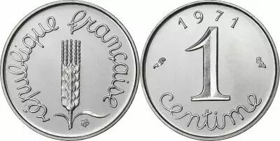 France 1 Centime Epi - 1971