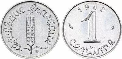 France 1 Centime Epi - 1982 FDC