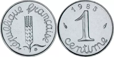 France 1 Centime Epi - 1983