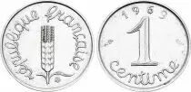 France 1 Centime Epi - Long tail - 1969