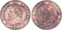 France 1 Centime Napoleon III - 1861 BB Strasbourg