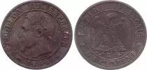 France 1 Centime Napoléon III - Tête nue - 1854 K Bordeaux