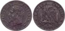France 1 Centimes Napoleon III - Nude Head - 1854 D Lyon