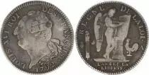 France 1 Ecu de 6 Livres de 6 Livres, Louis XVI - Constitution - 1792 A Paris