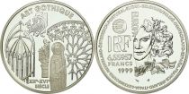 France 1 Euro - 6,55957 Francs - Gothic art - 1999 - Silver - without certificat