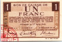 France 1 F , Colmar Chambre de Commerce, série A