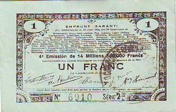France 1 F 70 communes