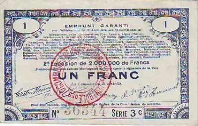 France 1 F 70 communes