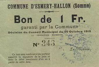 France 1 F Esmery-Hallon n� 343