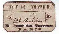 France 1 F Paris Foyer de l�ouvri�re.