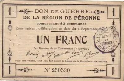 France 1 F P�ronne