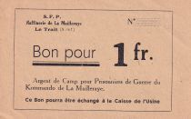 Billet France 1 KG Tôle Mince , Bon de Matière O.C.R.P.I - Section