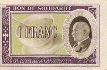 France 1 Franc - Bon de Solidarit&eacute; - P&eacute;tain - ND (1940-1944)