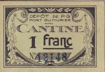 France 1 Franc - Cantine - Dépôt de prisonniers de guerre Fort du Murier
