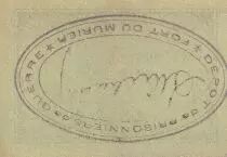 France 1 Franc - Cantine - Dépôt de prisonniers de guerre Fort du Murier