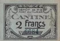 France 1 Franc - Cantine - Dépôt de prisonniers de guerre Fort du Murier