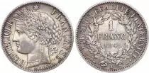 France 1 Franc - C&eacute;r&egrave;s - 1849 A Paris - Argent
