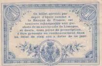 France 1 Franc - Chamber of  Commerce - Limoges  17-08-1914