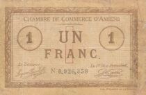 France 1 Franc - Chamber of Commerce - Amiens - 1915