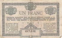 France 1 Franc - Chamber of Commerce - Amiens - 1922