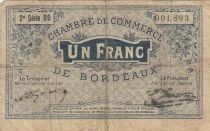 France 1 Franc - Chamber of Commerce - Bordeaux - 1914