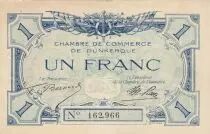 France 1 Franc - Chamber of Commerce - Dunkerque - 1918 - Serial 162