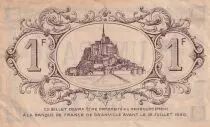France 1 Franc - Chamber of Commerce - Granville - 03-10-1916