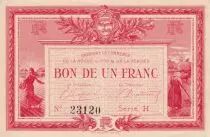 France 1 Franc - Chamber of Commerce - La Roche- Sur-Yon - 1915 - Série H