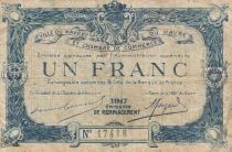 France 1 Franc - Chamber of Commerce - Le Havre - 1917