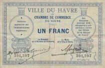 France 1 Franc - Chamber of Commerce - Le Havre - ND (1914-1925)