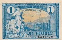 France 1 Franc - Chamber of Commerce - Nord et Pas-deCalais - Serie B