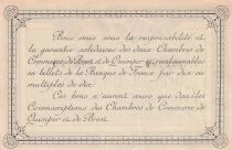 France 1 Franc - Chamber of Commerce - Quimper and Brest - 1915 - Serial A