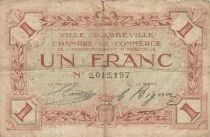 France 1 Franc - Chambre de Commerce - Abbeville - ND (1914-1925)