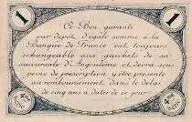 France 1 Franc - Chambre de Commerce - Angoulême -  1915
