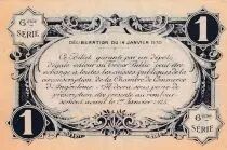 France 1 Franc - Chambre de Commerce - Angoulême -  1920