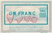 France 1 Franc - Chambre de Commerce - B&eacute;ziers -  1918 - S&eacute;rie ZD 35.44