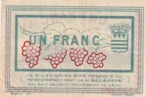 France 1 Franc - Chambre de Commerce - B&eacute;ziers - 1921 - S&eacute;rie 1G 42.28