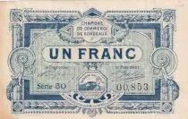 France 1 Franc - Chambre de Commerce - Bordeaux - 1917 - Série 50