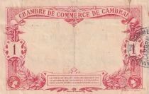 France 1 Franc - Chambre de Commerce - Cambrai  - 15-09-1914 - 2&egrave;me S&eacute;rie