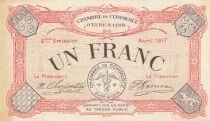 France 1 Franc - Chambre de Commerce - Eure-et-Loir - 2ème émission - 04-1917