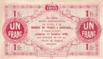 France 1 Franc - Chambre de Commerce - Eure-et-Loir -1915