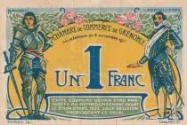 France 1 Franc - Chambre de Commerce - Grenoble - 1917 - Série 63
