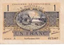 France 1 Franc - Chambre de Commerce - La Rochelle - 1915 - Série A