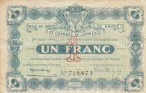 France 1 Franc - Chambre de Commerce - Le Havre - 1920