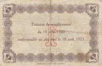 France 1 Franc - Chambre de Commerce - Le Havre - 1920