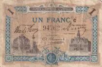 France 1 Franc - Chambre de Commerce - Limoges  - 1914 - Série C