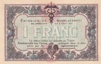 France 1 Franc - Chambre de Commerce - Macon - Bourg - 1921 - S&eacute;rie F