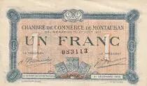 France 1 Franc - Chambre de Commerce - Montauban -27-08-1917