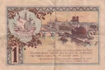France 1 Franc - Chambre de commerce - Paris - 10-03-1920 - S&eacute;rie A.33